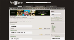 Desktop Screenshot of fontsner.com